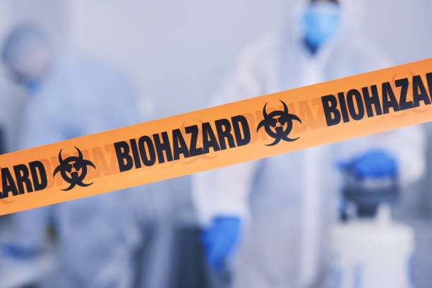 Professional Biohazard Cleanup technician working in Salisbury, MD